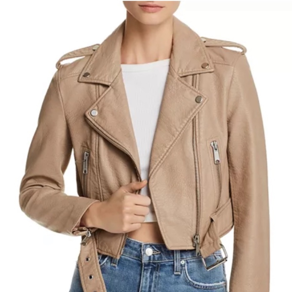 NWT Pistola Vegan leather moto jacket XS